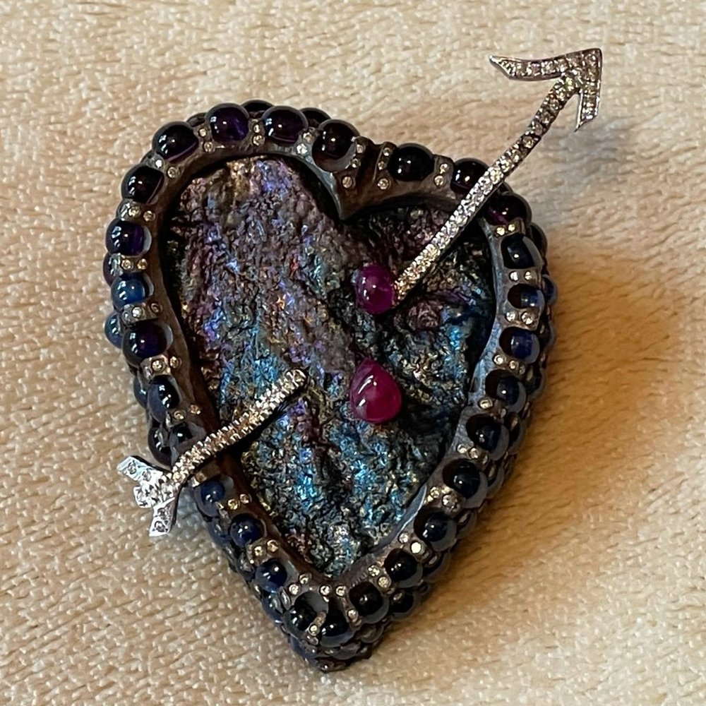 Rare LUZ CAMINO One-of-a-Kind Precious Convertible Heart